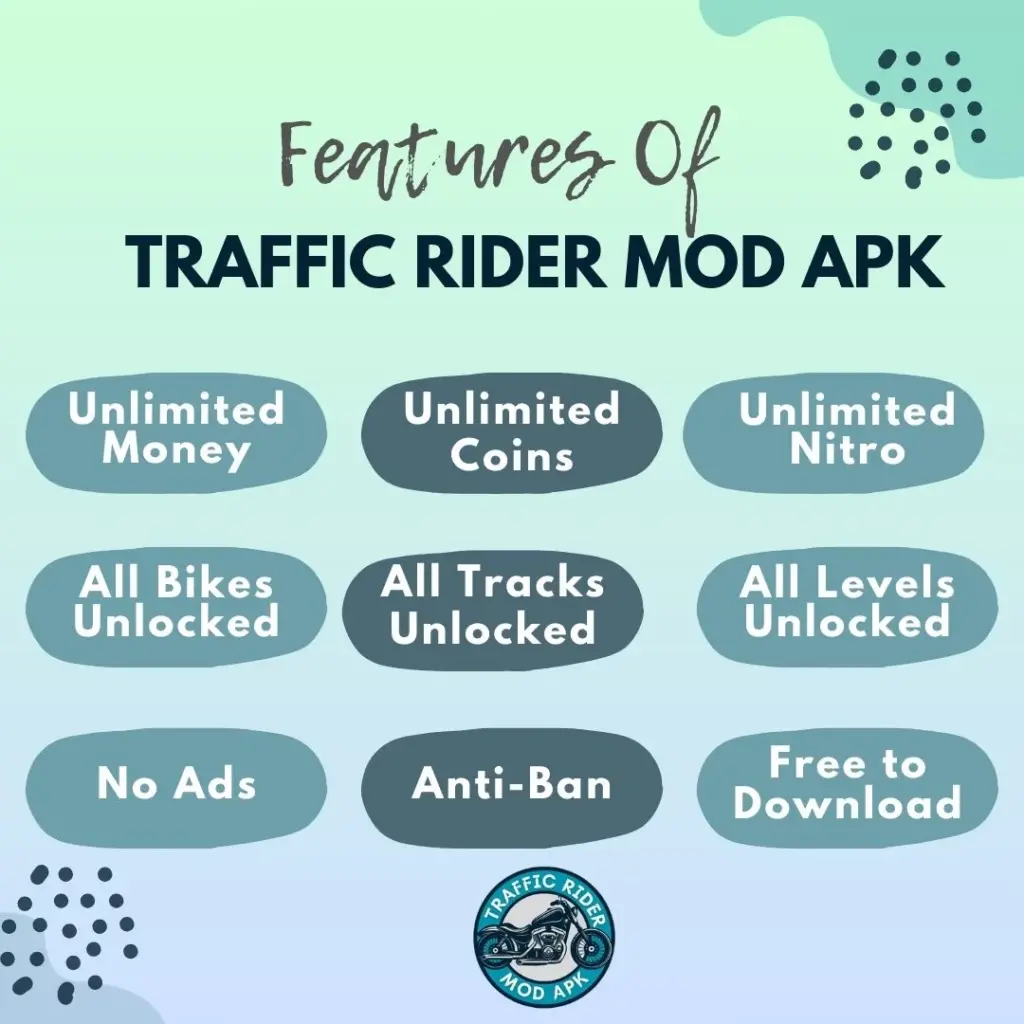 Features of Traffic Rider Mod APK