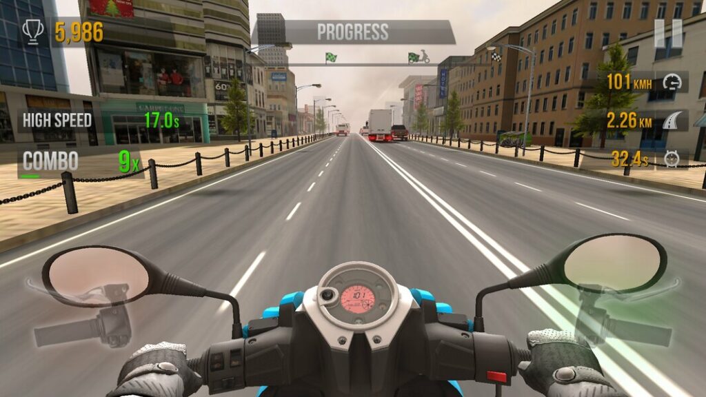 Why is Traffic Rider better than other bike racing games?